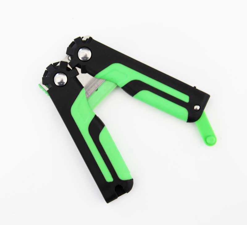 Folding Safety Cleaning Scraper Plastic Razor Scraper with Double-Edged Plastic Blades