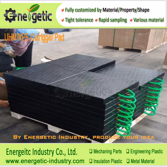 英国向け HDPE/UHMWPE ポリエチレン クレーン ブーム パッド